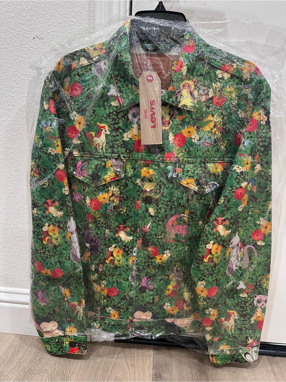 Levi's x Pokémon Vintage Fit Trucker Jacket in the 'Garden Multicolor’